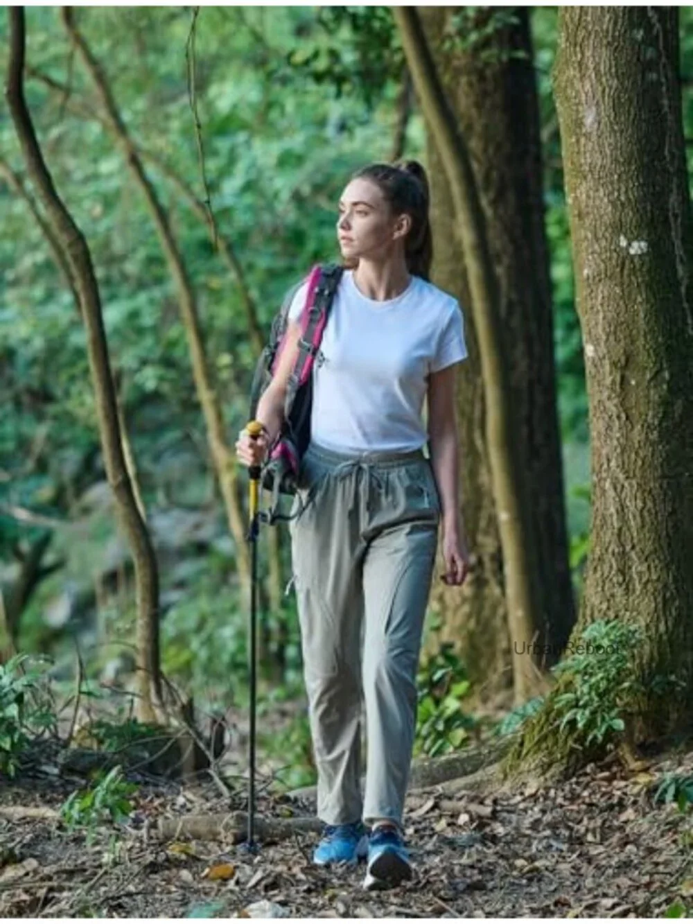 Women's Hiking Pants Quick Dry Lightweight Cargo Pants UPF 50 Water Resistant_3